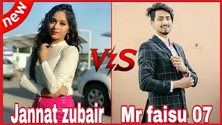 tik tok musically mr faisu duet with jannat zubair mr faisu u0026 jannat zubair compilation video 2019