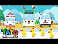 Lima Bebek Kecil🦆 | Lagu Anak Natal | Lagu Warna | Tayo Bus Kecil | Tayo Bahasa Indonesia