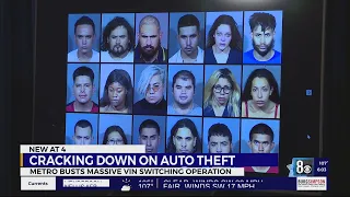 28 arrested in connection with auto theft investigation