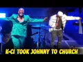 Lagu Johnny Gill ging naar de kerk, maar toen werd K-CI Hailey door de Heilige Geest ontvangen!