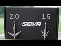 Sevr Broadheads 1 5 vs 2 0 Cutting Diameter Vs Penetration