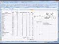 Spearman s Rank Excel 2007