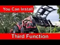 You Can Install a Third Function Valve Part One