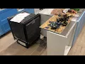 How to add cabinet cover panels to Ikea cabinet island with a dishwasher
