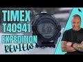TIMEX Expedition Digital 41 Chrono Date Alarm Watch Review Ref T40941 with SET ASSISTANCE