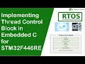 Implementing thread control block in embedded c for stm32f4