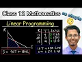 Linear Programming Problem class 12 mathematics How to solve by Simplex method