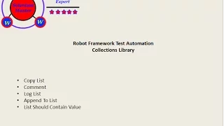 Robot Framework Collections List Tutorial Four