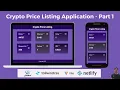 Crypto Price Listing Website using Tailwind and Jquery - Part1 Figma To Code