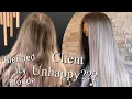 BLENDED Icy Blonde Blending Blonde With Roots CLIENT UNHAPPY