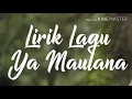 Download Lagu Ya maulana sabyan versi cowok .merdu banget