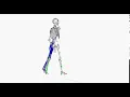 OpenSim Full Body Model Walking