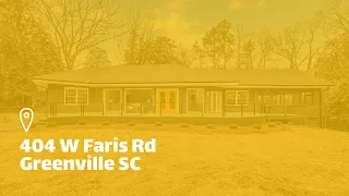 404 W Faris Rd Greenville SC
