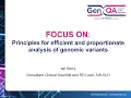 Download Lagu FOCUS ON  Principles for efficient and proportionate analysis of genomic variants
