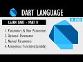 Learn Dart Language Part 8 Dart Functions Flutter Mobile App Development TanzilTech