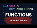 Functions in C Programming Language Tutorial in Hindi