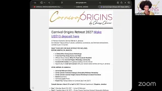 CARNIVAL ORIGINS ONBOARDING CALL