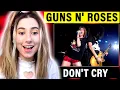 Lagu Guns N' Roses - Don't Cry | Singer \u0026 Musician -  Reaction and Analysis (Tokyo 1992)
