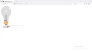 HTML Tutorial for Beginners 135 Switch On and Off a Bulb Light using Html Css JavaScript