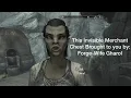 Skyrim How To Find An Invisible Merchant Chest In Dushnikh Yal