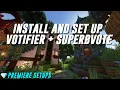 How to set up voting on your Minecraft server 2022 - Plugin Tutorial