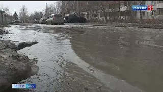 Омск за полдня превратился в маленькую Венецию