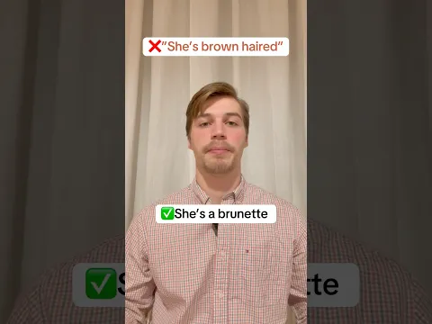 Hair Vocabulary in English