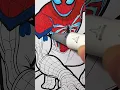 Spider-man versus Venom Action Figure Drawing