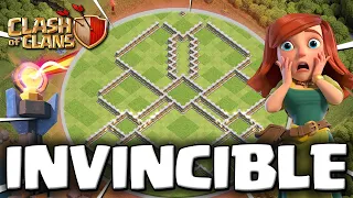 This base is invincible They team up with 10 people to get 3 stars Clash of Clans