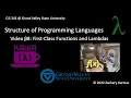 CIS 343 8 First Class Functions and Lambdas