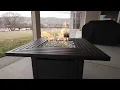 Amazon Basics 30-Inch 55 000 BTU Square Outdoor Propane Gas Fire Pit