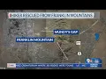 Hiker rescued from Franklin Mountains