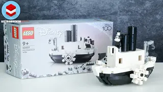 LEGO Disney 40659 Mini Steamboat Willie – LEGO Speed Build Review
