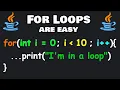 Java for loops are easy
