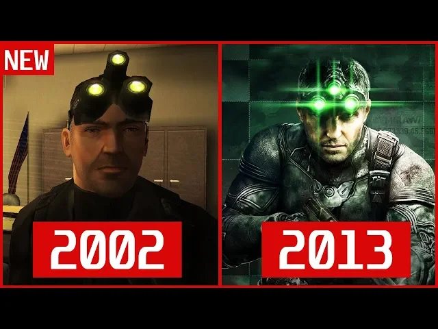 SPLINTER CELL gameplay EVOLUTION 2002 - 2013