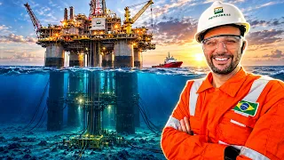 Como funciona uma PLATAFORMA de PETRÓLEO #Boravê