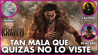 KRAVEN 35 Cosas que No Viste de Kraven el Cazador: Rhino, Camaleon y el Fin de los Spinoff