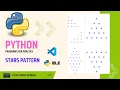 Python Patterns stars programs telugucodeguru