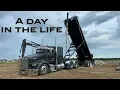 A Day in the Life of a Truck Driver end dump Owner Operator