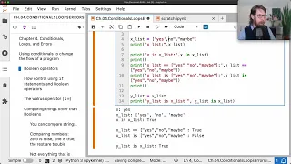 Introducing Python Ch 4 Loops and conditionals Controlling the flow of a program