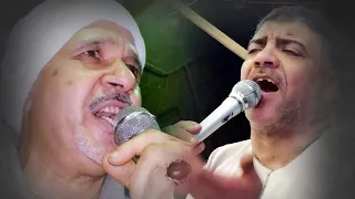 الخواجه الرفاعى أيمن عبد العزيز وأمير المداحين محمد الشرنوبى أمام مقام سيدى سيد العسكرى 2019 