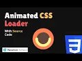 Animated CSS Loader Project For Practice With Source Code In Hindi