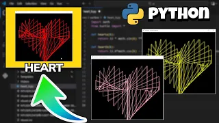 How to Make a Heart Shape Animation Using Python Turtle Graphics