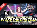 DUGEM DJ FUNKOT SLOW ‼️ DJ AKU TAU DIRI X CINTA DARI SEBERANG | DJ REMIX FULL BASS 2025