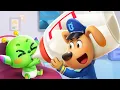 Police Takes Care of Baby Alien Baby Care Funny Cartoons for Kids Sheriff Labrador