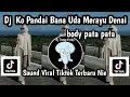 DJ KO PANDAI BANA UDA MERAYU DENAI BODY PATA PATA SOUND TRENDING TIKTOK TERBARU YANG KALIAN CARI