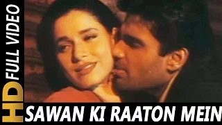 sawan ki raaton mein baaton hi baaton mein abhijeet kavita krishnamurthy ek tha raja 1996 songs