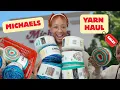 come yarn shopping with me at Michaels handmade with kaye vlogs