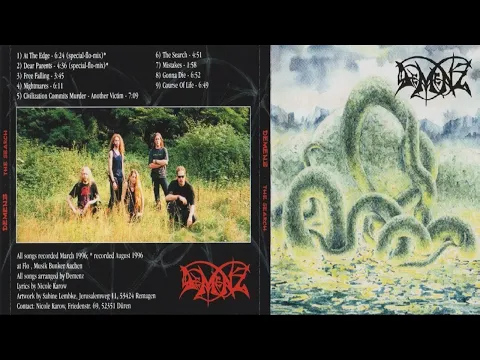 Download MP3 Demenz | Germany | 1996 | The Search | Full Album | Death Metal  Rare Metal Album