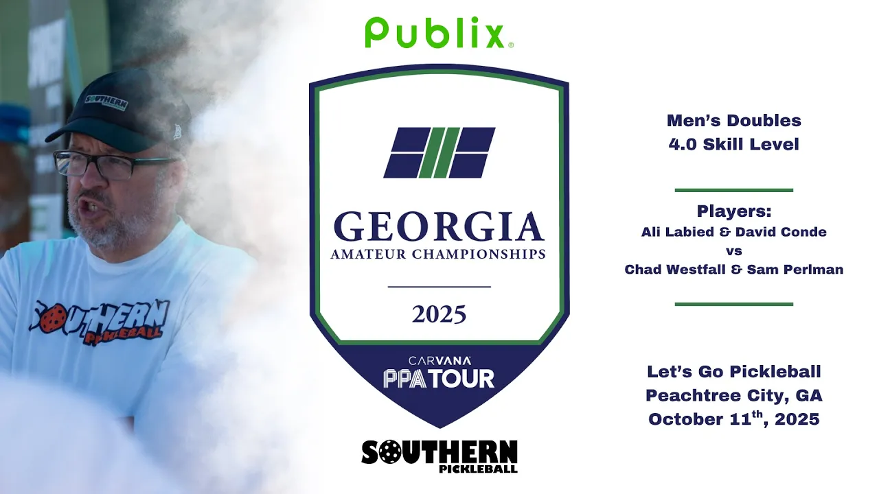 Men's 4.0 Pickleball (Ali/ David vs Chad/ Sam)- 2025 Publix GA State Championships